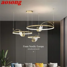 AOSONG Nordic Creative Pendant Light Swan Round Ring Chandelier Lamp for Bedroom Parlor Home Modern Fixtures
AOSONG Nordic Creative Pendant Light Swan Round Ring Chandelier Lamp for Bedroom Parlor Home Modern Fixtures
