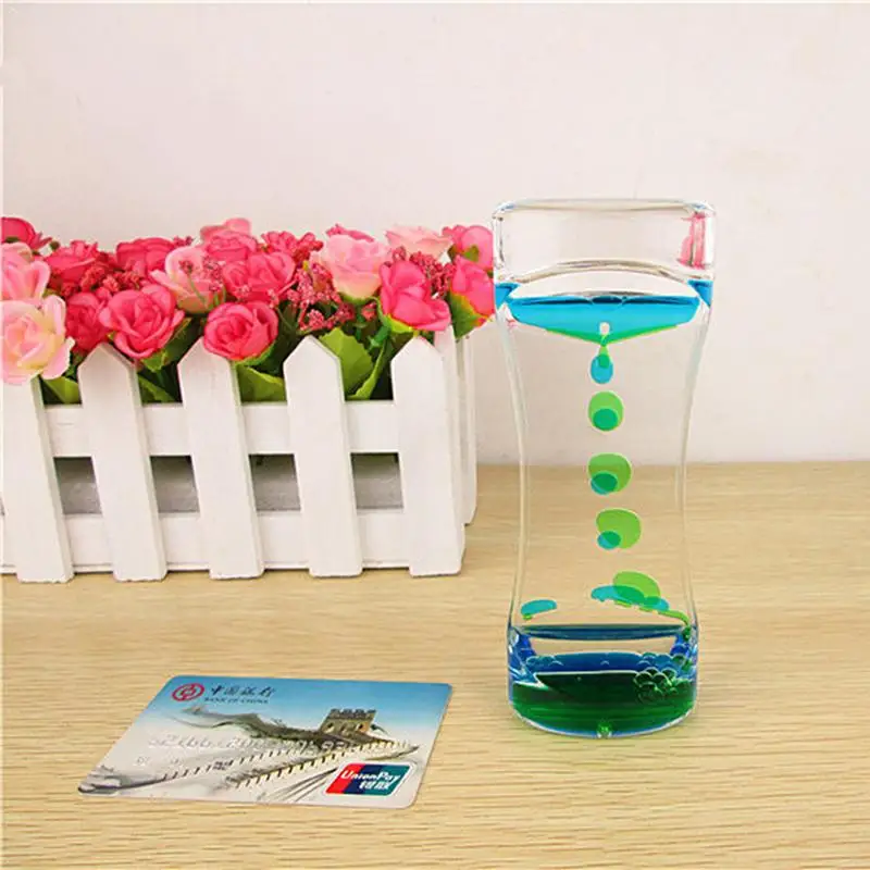 1 Piece Floating Color Mix Illusion Timer Liquid Motion Visual liquid Oil Timer Desk Glass Ornament Slim Acrylic Clock Z2R1
1 Piece Floating Color Mix Illusion Timer Liquid Motion Visual liquid Oil Timer Desk Glass Ornament Slim Acrylic Clock Z2R1