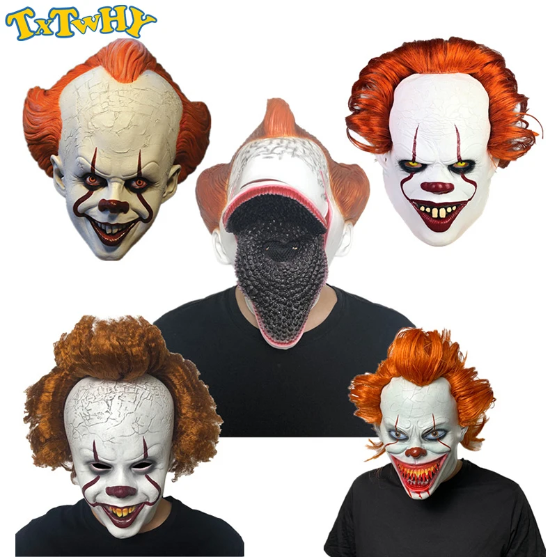 Joker Pennywise Mask Stephen King It Chapter Two 2 Horror Cosplay Latex Masks Helmet Clown Halloween Party Costume Prop 2019
Joker Pennywise Mask Stephen King It Chapter Two 2 Horror Cosplay Latex Masks Helmet Clown Halloween Party Costume Prop 2019