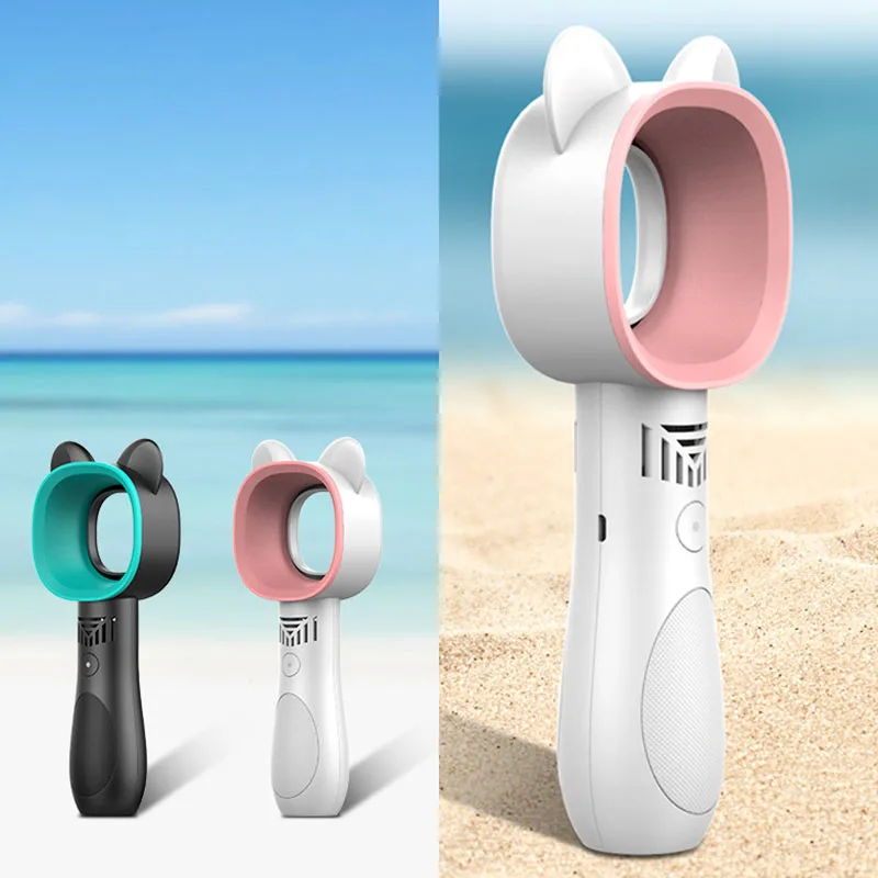 Cartoon Cat USB Mini Fan Bladeless Electric Fan Portable Air Conditioner Rechargeable Built-in 1200mah Battery
Cartoon Cat USB Mini Fan Bladeless Electric Fan Portable Air Conditioner Rechargeable Built-in 1200mah Battery