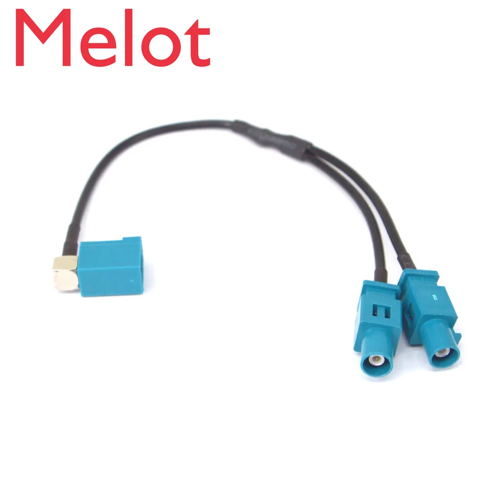 10 Pieces Fakra Z female right angle to Two Dual FAKRA Z male Conversion Radio Fakra Extension Cable Antenna Adapter for VW
10 Pieces Fakra Z female right angle to Two Dual FAKRA Z male Conversion Radio Fakra Extension Cable Antenna Adapter for VW