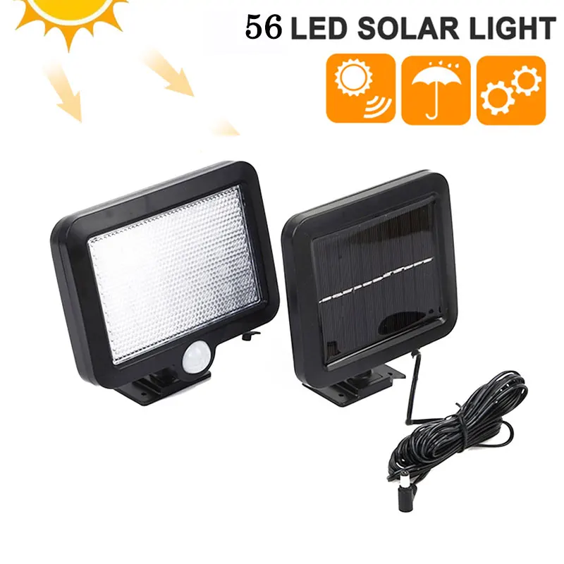 56 LED Pathway Solar Power Lamp PIR Motion Sensor Wall Light Energy Saving Outdoor Waterproof IP65 Solar Security Emergency Lamp
56 LED Pathway Solar Power Lamp PIR Motion Sensor Wall Light Energy Saving Outdoor Waterproof IP65 Solar Security Emergency Lamp