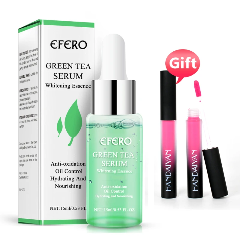 EFERO Green Tea Hydrating Serum for Face Skin Care Whitening Nourish Acne Treatment Anti Wrinkle Face Fine Lines Face Essence
EFERO Green Tea Hydrating Serum for Face Skin Care Whitening Nourish Acne Treatment Anti Wrinkle Face Fine Lines Face Essence