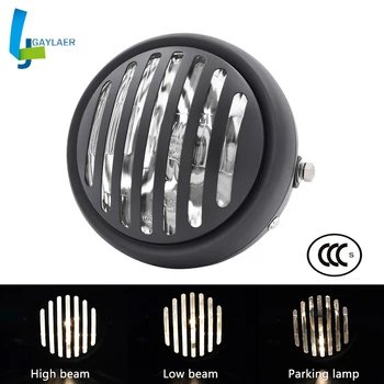 LED 6 1/2" Motorcycle Retro Grill Hi/Lo Headlight for Harley Honda Yamaha Suzuki Touring Cafe Racer Headlamp
LED 6 1/2" Motorcycle Retro Grill Hi/Lo Headlight for Harley Honda Yamaha Suzuki Touring Cafe Racer Headlamp