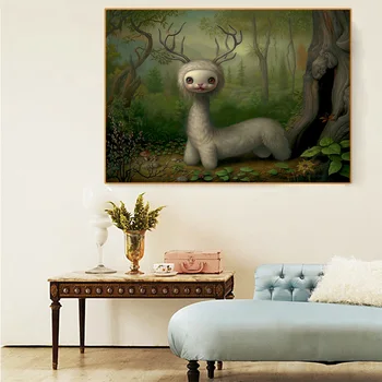 Citon Mark Ryden《Yoshi The Forest Spirit, 2011》Canvas Oil painting Baby room Artwork Picture Modern Wall Decor Home Decoration
Citon Mark Ryden《Yoshi The Forest Spirit, 2011》Canvas Oil painting Baby room Artwork Picture Modern Wall Decor Home Decoration