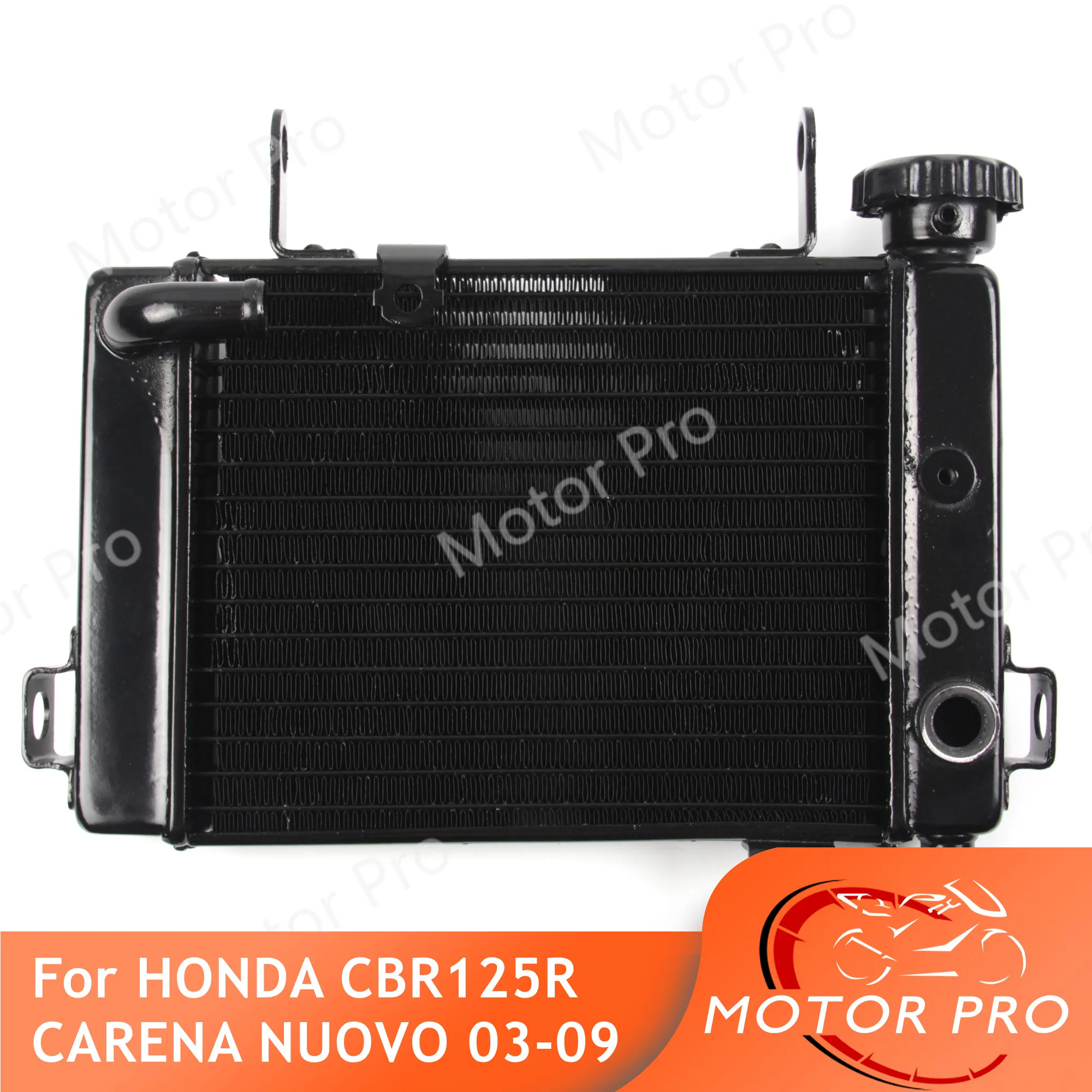 

New Radiator 2003-2009 CBR125R CARENA NUOVO Cooling Cooler For Honda CBR 125 R CBR125 2004 2005 2006 2007 2008 Replacement