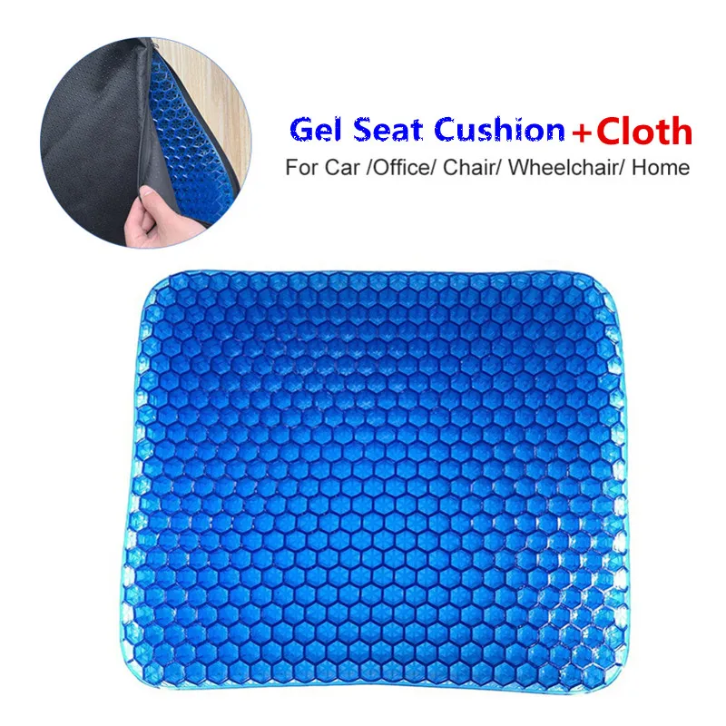 Elastic Gel Sit Cushion Honeycomb Car Sofa Seat Cushion With Cloth Cervical Health Care Massage Office Chair Cushion Flexible
Elastic Gel Sit Cushion Honeycomb Car Sofa Seat Cushion With Cloth Cervical Health Care Massage Office Chair Cushion Flexible