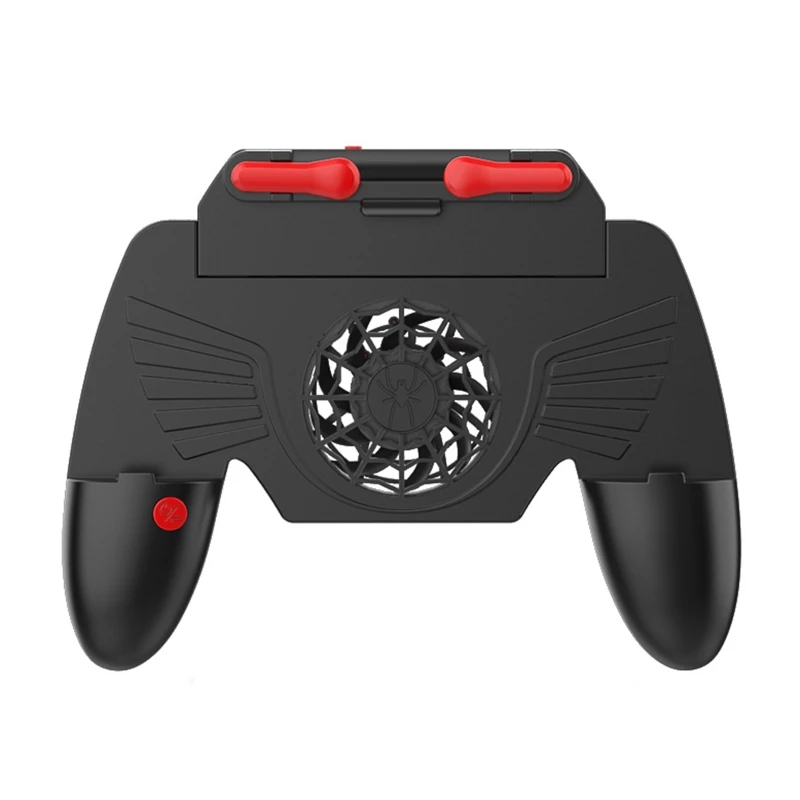 4" to 7.2" Mobile Phone Game Controller with 4500 Speed Slient Cooling Fan Adjustable Batter Aiming Shoulder Keys for FPS Games
4" to 7.2" Mobile Phone Game Controller with 4500 Speed Slient Cooling Fan Adjustable Batter Aiming Shoulder Keys for FPS Games
