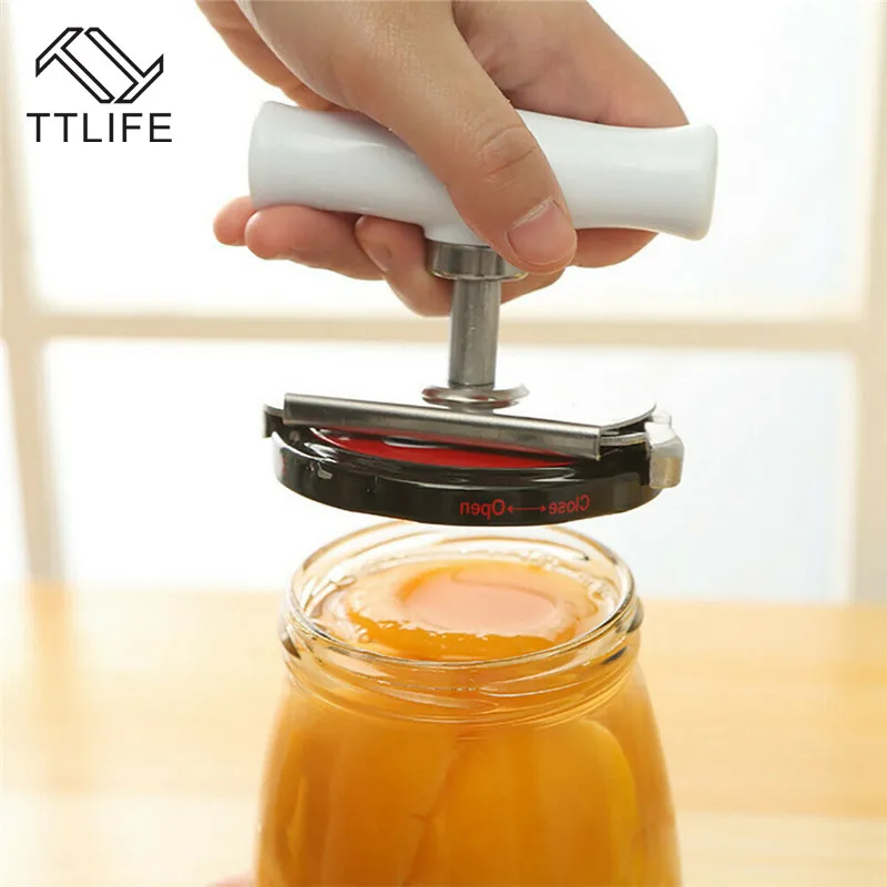 Manual Stainless Steel Easy Can Jar Opener Adjustable 1-4 Inches Cap Lid Openers Tool Kitchen Gadgets
Manual Stainless Steel Easy Can Jar Opener Adjustable 1-4 Inches Cap Lid Openers Tool Kitchen Gadgets