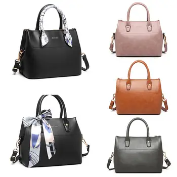 Miss Lulu Silk Scarf Shoulder Bag women new PU handbag fashion Solid color large-capacity shoulder bag, crossbody bag
Miss Lulu Silk Scarf Shoulder Bag women new PU handbag fashion Solid color large-capacity shoulder bag, crossbody bag