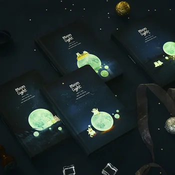 Luminous Black Moon Light Notebook Cute Graffiti Note Book Diary Planner Journal Notepad Stationery office School Supplies
Luminous Black Moon Light Notebook Cute Graffiti Note Book Diary Planner Journal Notepad Stationery office School Supplies