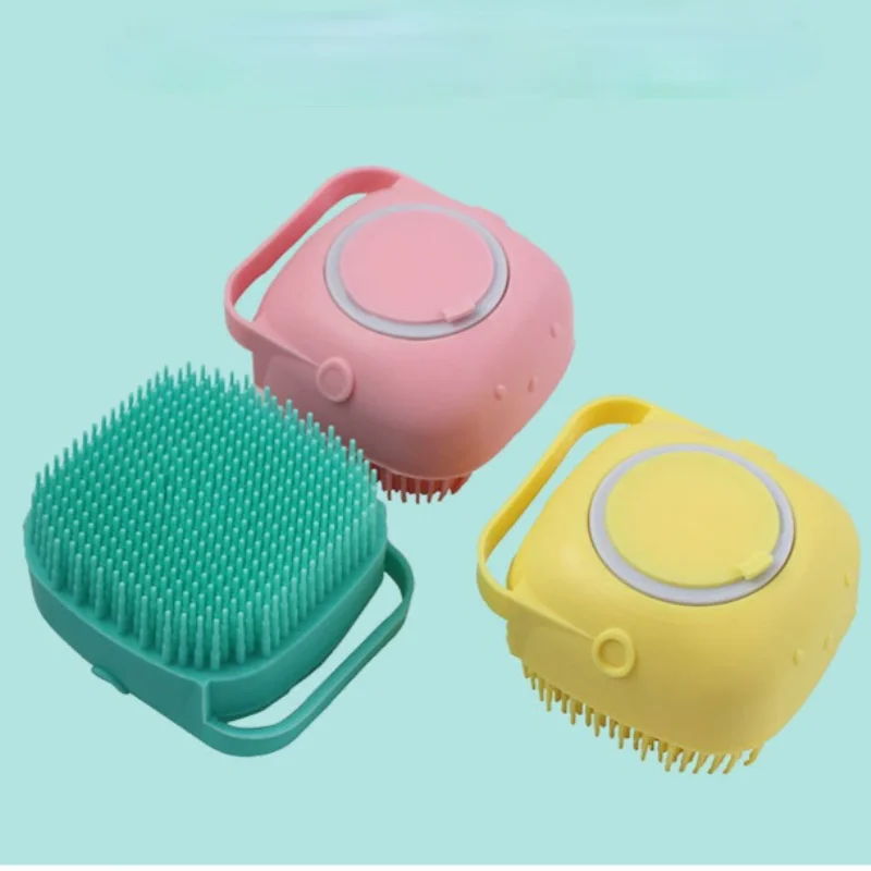 Щетка-массажер для домашних питомцев, щетка для груминга кошек, ванной комнаты, щетка для душа, Мягкие Силиконовые кисти для купания с короткими волосами 
Щетка-массажер для домашних питомцев, щетка для груминга кошек, ванной комнаты, щетка для душа, Мягкие Силиконовые кисти для купания с короткими волосами