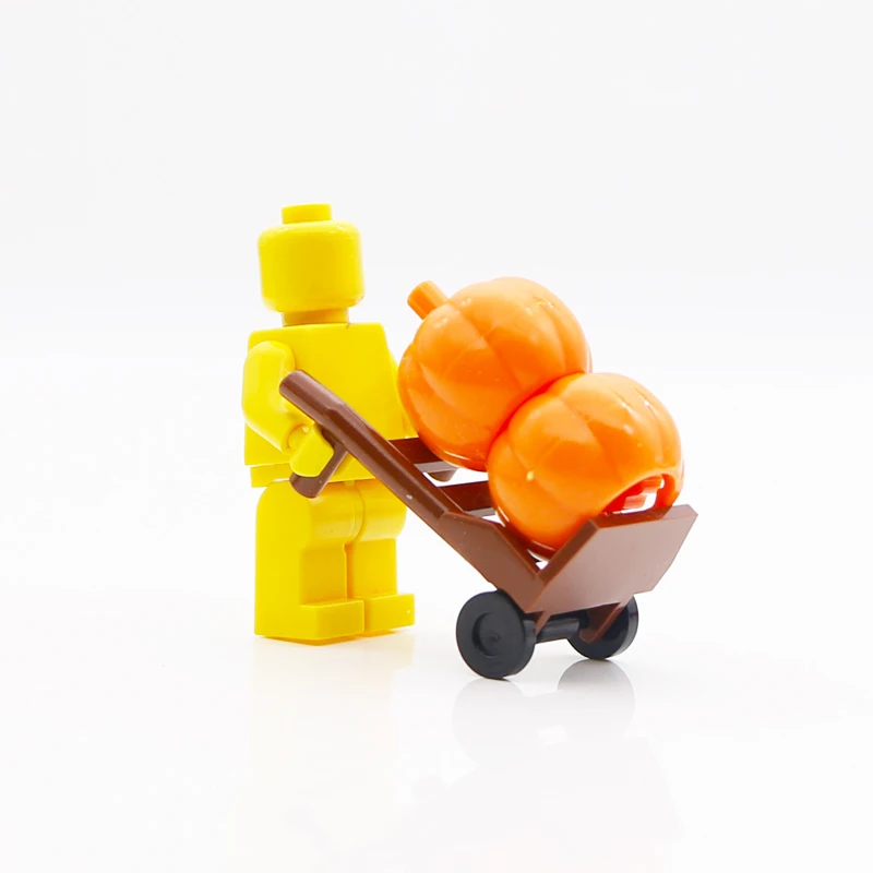 City Cart Builfing Blocks Luggage Barrow Garbage Truck Shopping Car Figure Accessories MOC Bricks Compatible LegoINGlys Friends (9)