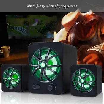 USB Wired LED LED Colorful Bass Stereo Player Subwoofer Computer Speakers Atmosphere Light Bass Stereo Player For Laptop PC
USB Wired LED LED Colorful Bass Stereo Player Subwoofer Computer Speakers Atmosphere Light Bass Stereo Player For Laptop PC