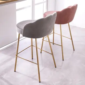 Bar stool light luxury simple fabric soft bag bar chair high stool American restaurant front desk bar chair back
Bar stool light luxury simple fabric soft bag bar chair high stool American restaurant front desk bar chair back