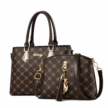 Women Bags Set 2 Pcs Leather Handbag Women Tote Bag Ladies Shoulder Bag for Women 2020 Messenger Bag Sac a Main
Women Bags Set 2 Pcs Leather Handbag Women Tote Bag Ladies Shoulder Bag for Women 2020 Messenger Bag Sac a Main