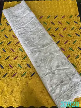 2.5+2.5 yard Bazin Riche African 100% Cotton Lace Fabric 2020 Latest Dry Lace Embroidery Swiss Voile Lace In Switzerland YA3382B
2.5+2.5 yard Bazin Riche African 100% Cotton Lace Fabric 2020 Latest Dry Lace Embroidery Swiss Voile Lace In Switzerland YA3382B