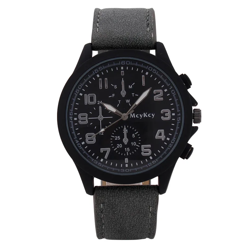 New Style Three Men Watch MEN'S Watch with Numbers Leather Belt Watch Large Dial Exported
New Style Three Men Watch MEN'S Watch with Numbers Leather Belt Watch Large Dial Exported