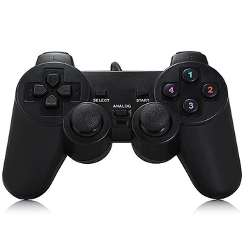2PCS USB Wired PC Game Controller Gamepad Shock Vibration Joystick Game Pad Joypad Control for PC Computer Laptop Gaming Play
2PCS USB Wired PC Game Controller Gamepad Shock Vibration Joystick Game Pad Joypad Control for PC Computer Laptop Gaming Play