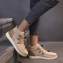 2021 Autumn Winter Boots Women's New Wild Fashion Casual High Canvas Ankle Boots for Women Womens Sneakers Shoes 35-43
2021 Autumn Winter Boots Women's New Wild Fashion Casual High Canvas Ankle Boots for Women Womens Sneakers Shoes 35-43