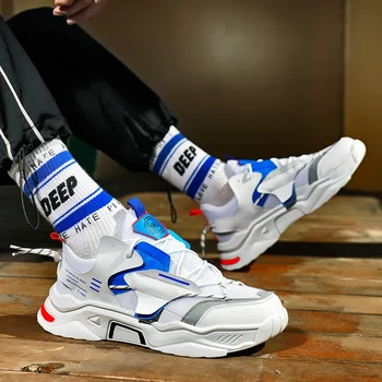 Hard-Wearing Holes Blade Cushioning Running Shoes Fashion Sport Shoes Outdoor Walking Jogging Footwear Male Tennis TrainingShoes
Hard-Wearing Holes Blade Cushioning Running Shoes Fashion Sport Shoes Outdoor Walking Jogging Footwear Male Tennis TrainingShoes