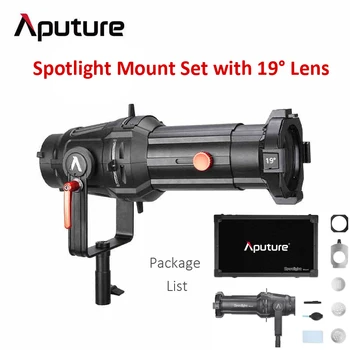 Aputure Spotlight Mount Set with 19° Lens Bowens Mount for Light Storm LC 120d II, 120DLED Video Light Studio Light for youtube
Aputure Spotlight Mount Set with 19° Lens Bowens Mount for Light Storm LC 120d II, 120DLED Video Light Studio Light for youtube