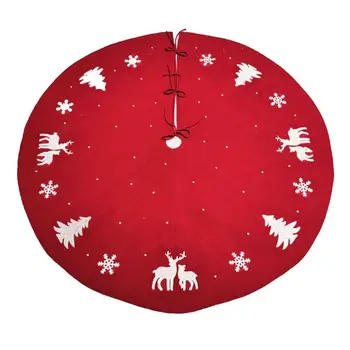 48 Inch Christmas Tree Skirt Knitted Beads Floor Mat Cover Ornament Xmas Decor M6CE 
48 Inch Christmas Tree Skirt Knitted Beads Floor Mat Cover Ornament Xmas Decor M6CE