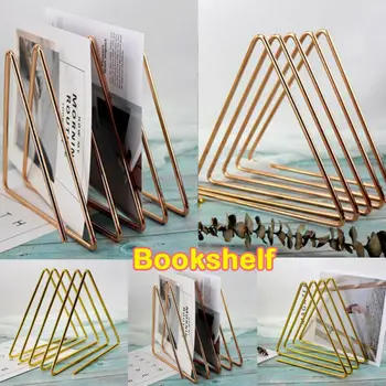 Multifunction Nordic Style Ornaments Triangle Rose Gold Book Stand Metal Telescopic Folding Bookshelf Magazine Rack
Multifunction Nordic Style Ornaments Triangle Rose Gold Book Stand Metal Telescopic Folding Bookshelf Magazine Rack