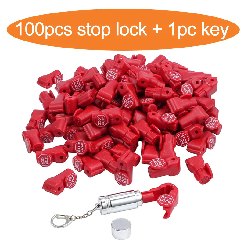 100 pcs/Bag Red 6mm EAS Security Tag stop lock hook security display hook+1pcs stoplock magnetic detacher key
100 pcs/Bag Red 6mm EAS Security Tag stop lock hook security display hook+1pcs stoplock magnetic detacher key