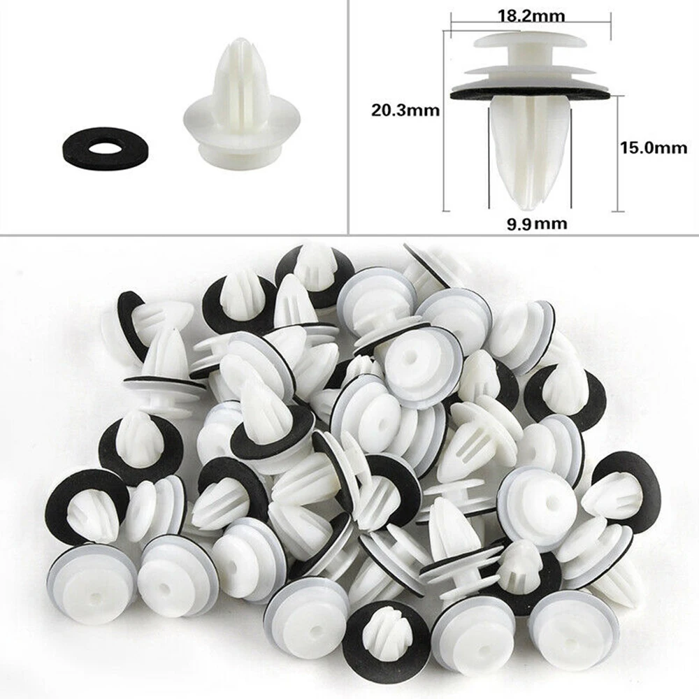 100pcs Universal Auto Fastener Car Bumper Clip with Soundproof Cotton Plastic Trunk Screw Rivets Set Car Bumper Fender Clips
100pcs Universal Auto Fastener Car Bumper Clip with Soundproof Cotton Plastic Trunk Screw Rivets Set Car Bumper Fender Clips