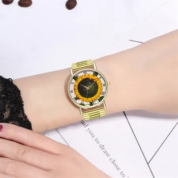 Sunflower Watch For Women Men Sports Dress Watches Ladies Stainless Steel Wrist Watch OTOKY Quartz Bracelet Clock Female Montre 
Sunflower Watch For Women Men Sports Dress Watches Ladies Stainless Steel Wrist Watch OTOKY Quartz Bracelet Clock Female Montre