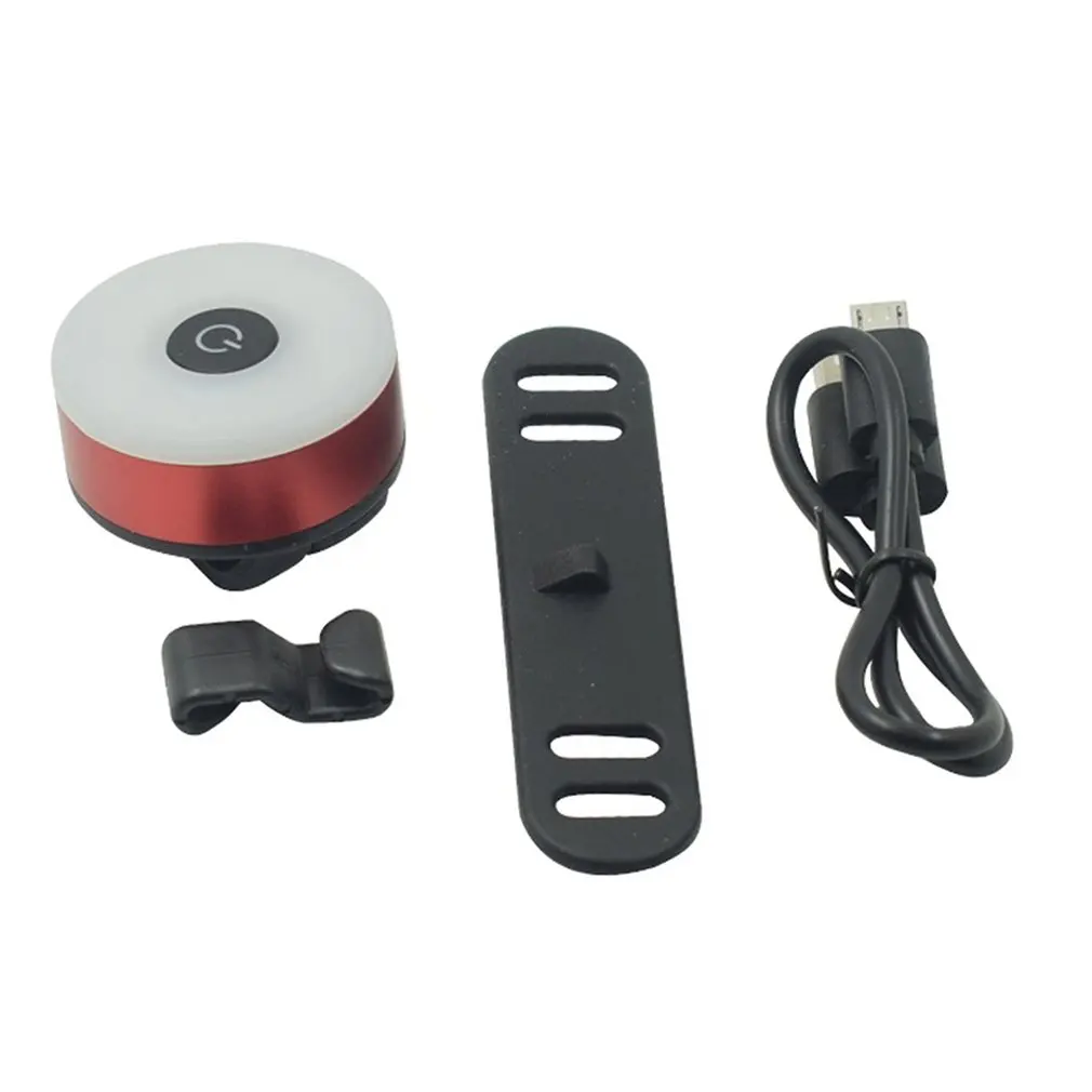 Mini Bicycle Tail Light Bike Rear Light USB Rechargeable Tail Light Safety Warning Lights Cycling Warning Light