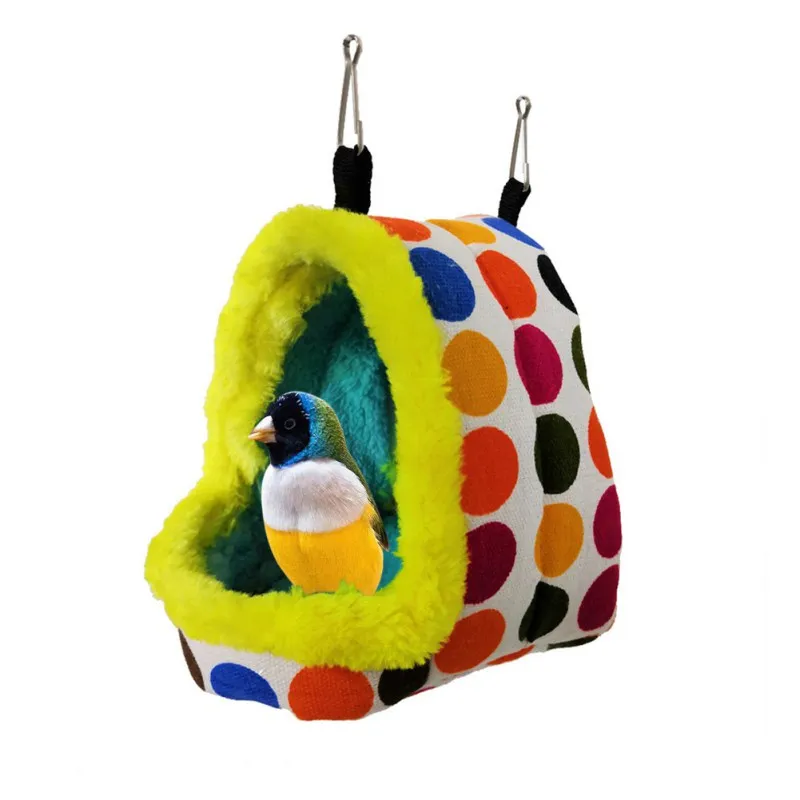 

Small Pet Fleece Thickening Warm Cotton Sleeping Bag Hanging Nest For Parrot, Hamster, Chinchilla, Squirrel