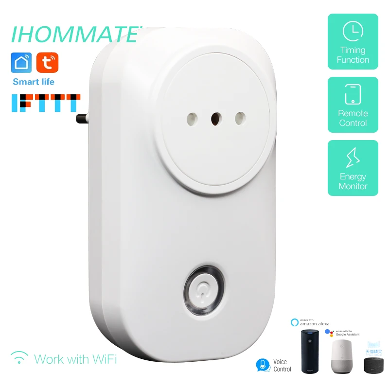 16A WIFI Smart Italy IT Chile Plug Power Monitor Smart Socket Voice Control Work with Alexa Google home free shipping
16A WIFI Smart Italy IT Chile Plug Power Monitor Smart Socket Voice Control Work with Alexa Google home free shipping