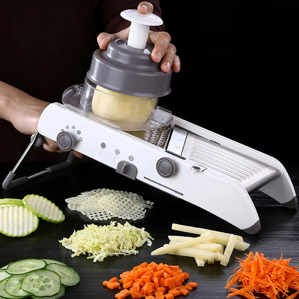Multi-functional vegetable cutter Vegetable slicer shredder Creative potato radish shreds Fruit and vegetable Grater
Multi-functional vegetable cutter Vegetable slicer shredder Creative potato radish shreds Fruit and vegetable Grater