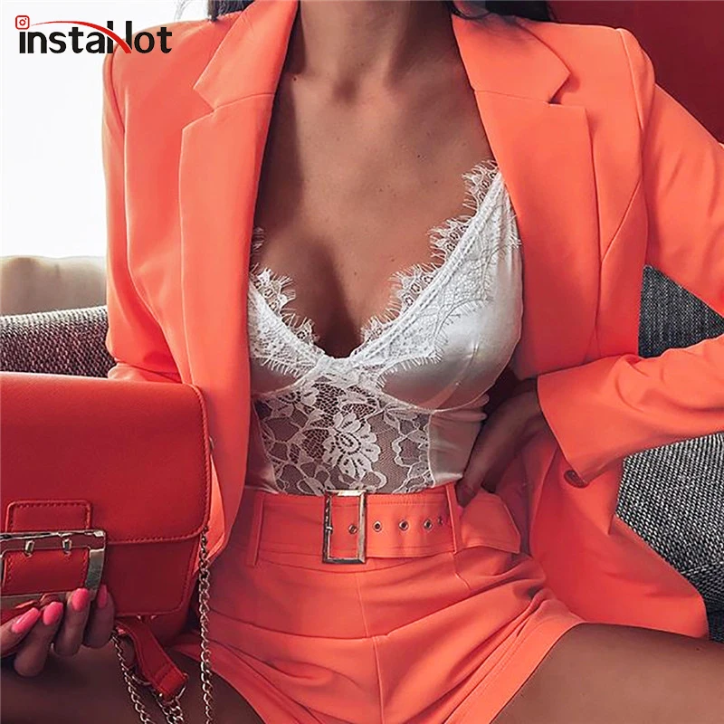 InstaHot Work Suit Set Women Shorts With Belt and Office Modern Women Two Piece Set Solid Casual Autumn Outfits Female Fashion
InstaHot Work Suit Set Women Shorts With Belt and Office Modern Women Two Piece Set Solid Casual Autumn Outfits Female Fashion