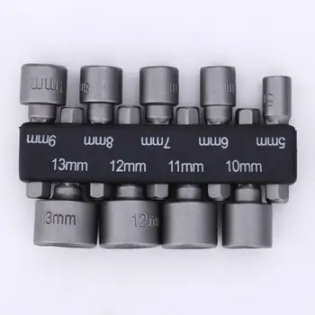 9pcs/set DIY Hex Socket Sleeve Nozzles Nut Driver Set Drill Bit Adapter for Woodworking 35mm Length Power Tool 5mm-13mm
9pcs/set DIY Hex Socket Sleeve Nozzles Nut Driver Set Drill Bit Adapter for Woodworking 35mm Length Power Tool 5mm-13mm