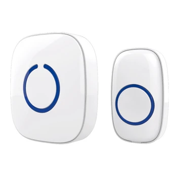 433MHZ 52 Songs Wireless Door Bell Set Remote Wireless Doorbell Receiver Rainwater Infiltration-Proof, EU Plug
433MHZ 52 Songs Wireless Door Bell Set Remote Wireless Doorbell Receiver Rainwater Infiltration-Proof, EU Plug