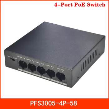 Dahua 4 Ports PoE Switch Two-layer PoE Ethernet switch PFS3005-4P-58 for IP Cameras IP Accessory 
Dahua 4 Ports PoE Switch Two-layer PoE Ethernet switch PFS3005-4P-58 for IP Cameras IP Accessory