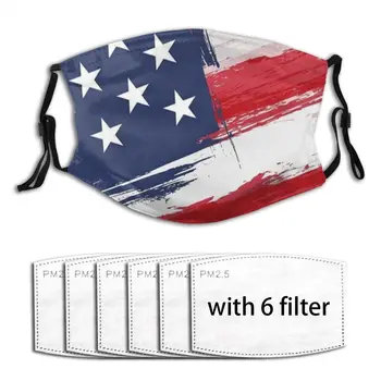 Reusable Breathable Anti Haze PM2.5 Anti Dust Mask American Flag Unisex Activated Carbon Filter Mouth Bacteria Face Masks 
Reusable Breathable Anti Haze PM2.5 Anti Dust Mask American Flag Unisex Activated Carbon Filter Mouth Bacteria Face Masks