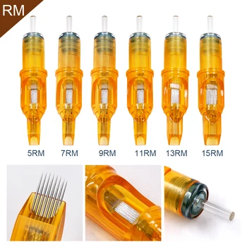 10pcs Disposable Semi-Permanent Makeup Tattoo Cartridge Needle 7RM/9RM/11RM/13RM/15RM For Tattoo Machine Kit Tattoo Gun Supplies
10pcs Disposable Semi-Permanent Makeup Tattoo Cartridge Needle 7RM/9RM/11RM/13RM/15RM For Tattoo Machine Kit Tattoo Gun Supplies