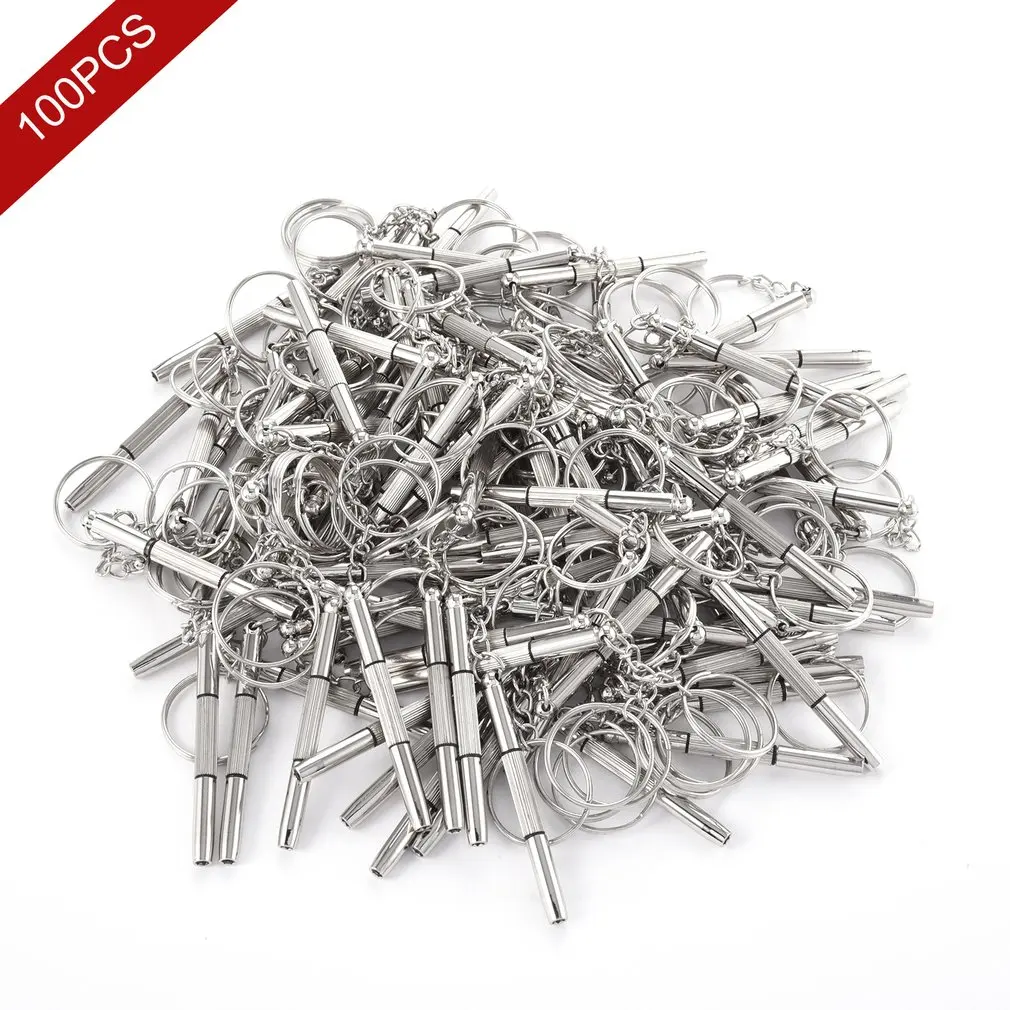 100pcs/set 3 in 1 Eyeglass Screwdriver Sunglass Glasses Watch Repair Tool Kit with Keychain Portable Screwdriver Hand Tools
100pcs/set 3 in 1 Eyeglass Screwdriver Sunglass Glasses Watch Repair Tool Kit with Keychain Portable Screwdriver Hand Tools