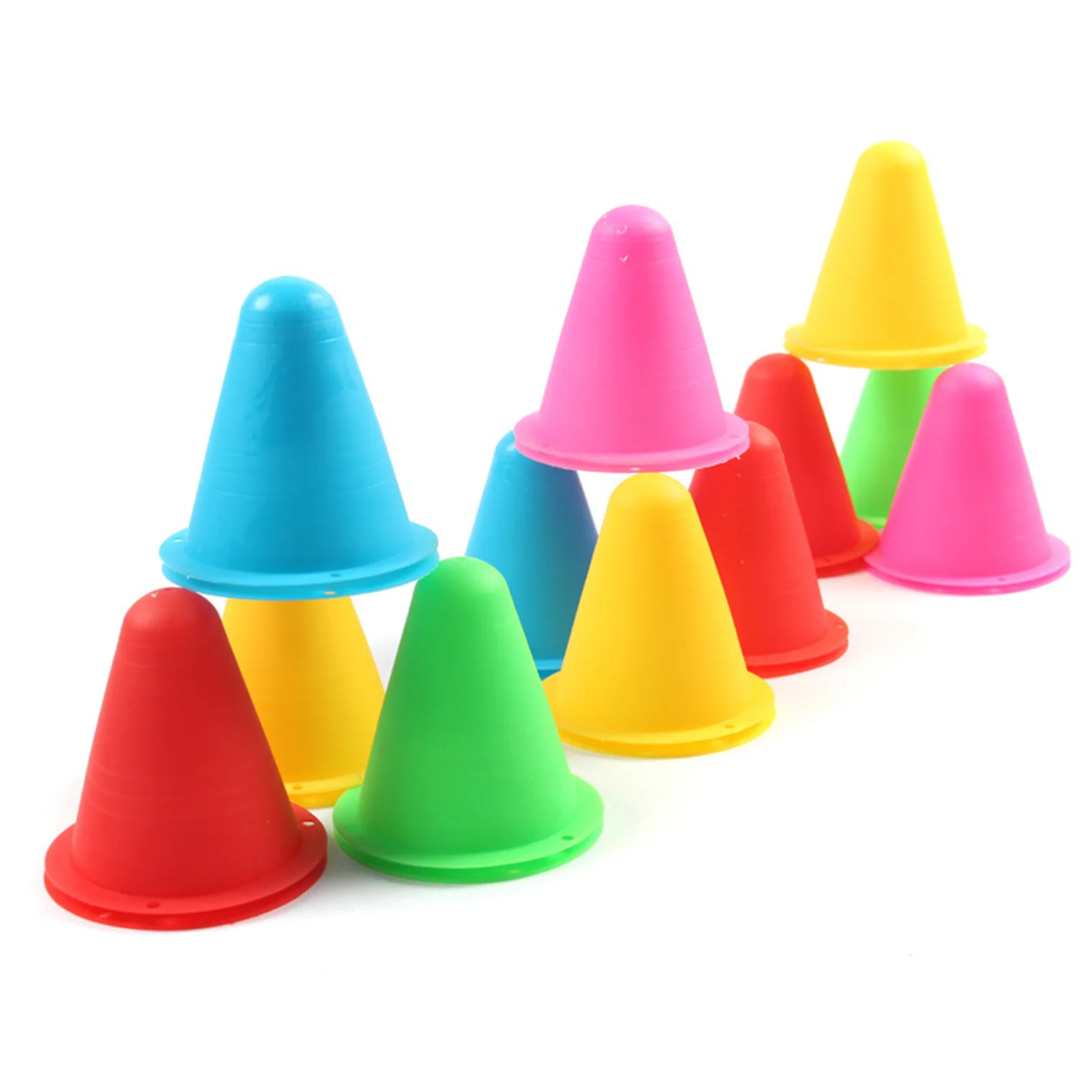 50PCS Colorful Roller Skating Obstacle Roller Skate Pile Cup Skating Cone Agility Training Marker Slalom Skateboard Marking
50PCS Colorful Roller Skating Obstacle Roller Skate Pile Cup Skating Cone Agility Training Marker Slalom Skateboard Marking