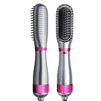 3 in 1 Ceramic Hair Dryer Curler Straightener Brush Ionic Straightening Brushes with 3 Heat Levels for Home Salon Travel Use
3 in 1 Ceramic Hair Dryer Curler Straightener Brush Ionic Straightening Brushes with 3 Heat Levels for Home Salon Travel Use