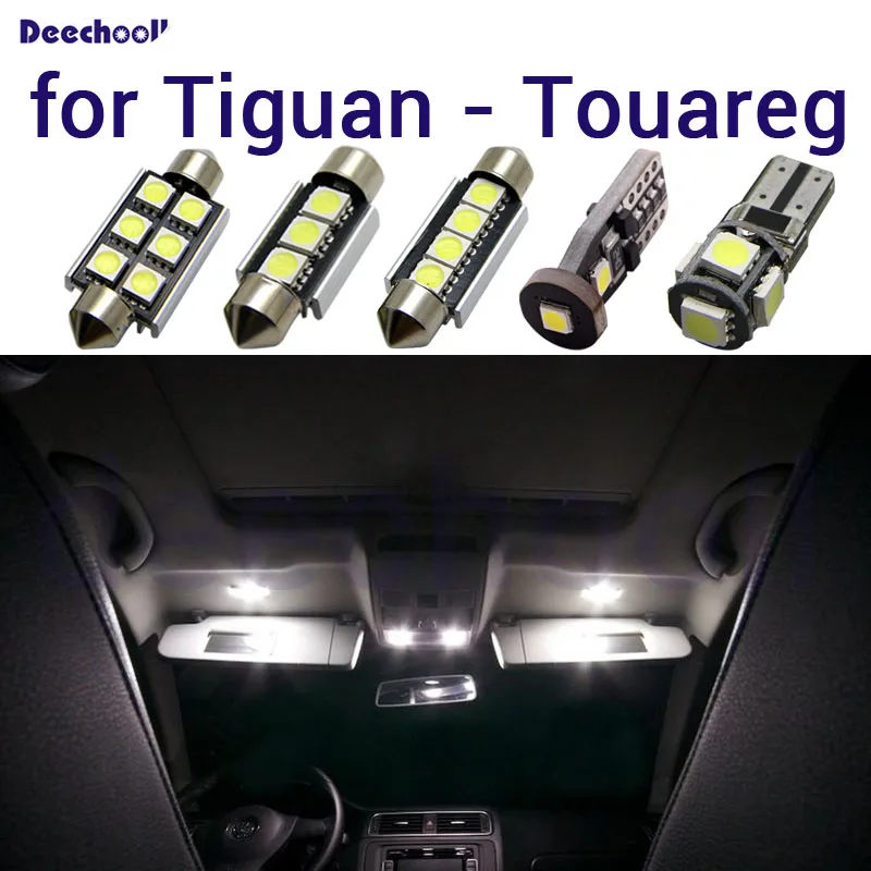 VW Touran 1T1 1T2 2003-2010 White LED Number Plate Light Bulbs Upgrade *SALE*