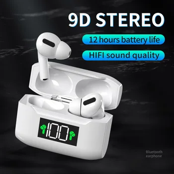 Wireless Bluetooth Earphones 9D Stereo Headphones Wired Hifi Earphone Gaming Headset LED Display for Android and IOS Phone
Wireless Bluetooth Earphones 9D Stereo Headphones Wired Hifi Earphone Gaming Headset LED Display for Android and IOS Phone