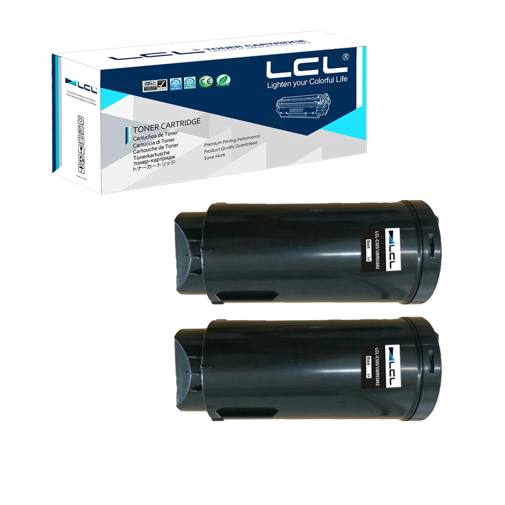 LCL 106R03862 (2-Pack,Black) Toner Cartridge Without chip Compatible for Xerox VersaLink C505 C505S C505X C500 C500N C500DN
LCL 106R03862 (2-Pack,Black) Toner Cartridge Without chip Compatible for Xerox VersaLink C505 C505S C505X C500 C500N C500DN