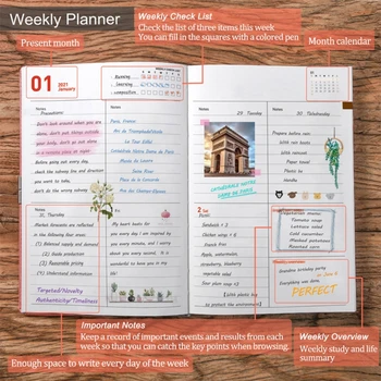 2021 Banded Planner -Weekly & Monthly Planner with Tabs Hardcover Agenda with Notes
2021 Banded Planner -Weekly & Monthly Planner with Tabs Hardcover Agenda with Notes
