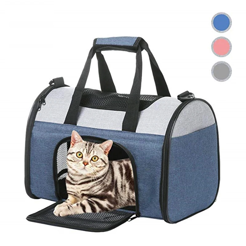 Dog Carrier Pet Contrast Stitching Messenger Backpack Comfortable Breathable Travel Bag for Small Dog Kitten Cat Handbag Chihuah
Dog Carrier Pet Contrast Stitching Messenger Backpack Comfortable Breathable Travel Bag for Small Dog Kitten Cat Handbag Chihuah