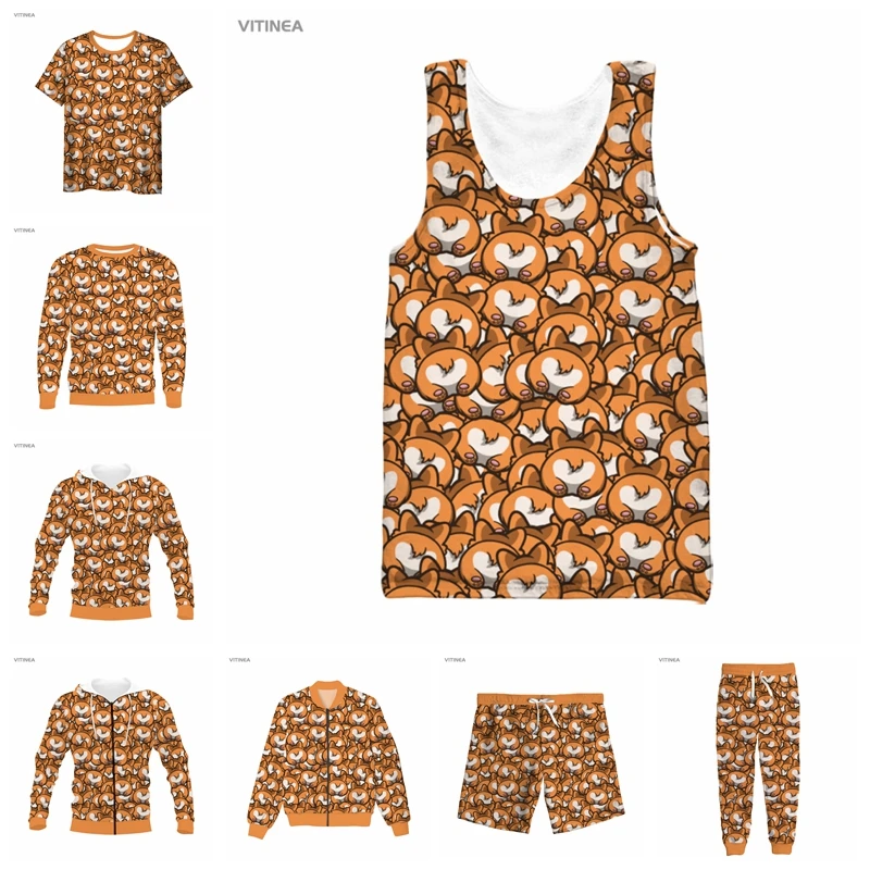 New 3D Full Print Cute Dogies T-shirt/Sweatshirt/Zip Hoodies/Thin Jacket/Pants Four Seasons Casual R17
New 3D Full Print Cute Dogies T-shirt/Sweatshirt/Zip Hoodies/Thin Jacket/Pants Four Seasons Casual R17